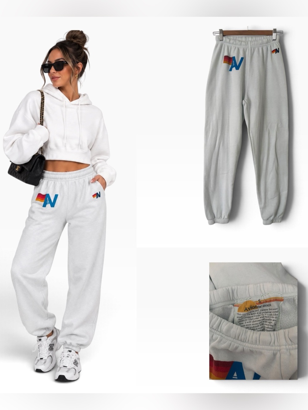 Aviator Nation Logo Swearpants - Size Small